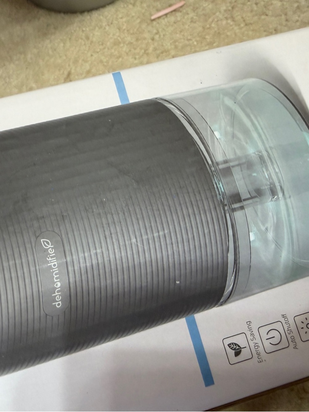 New Compact Gray Dehumidifier DH-CS03 - Picture 3 of 3